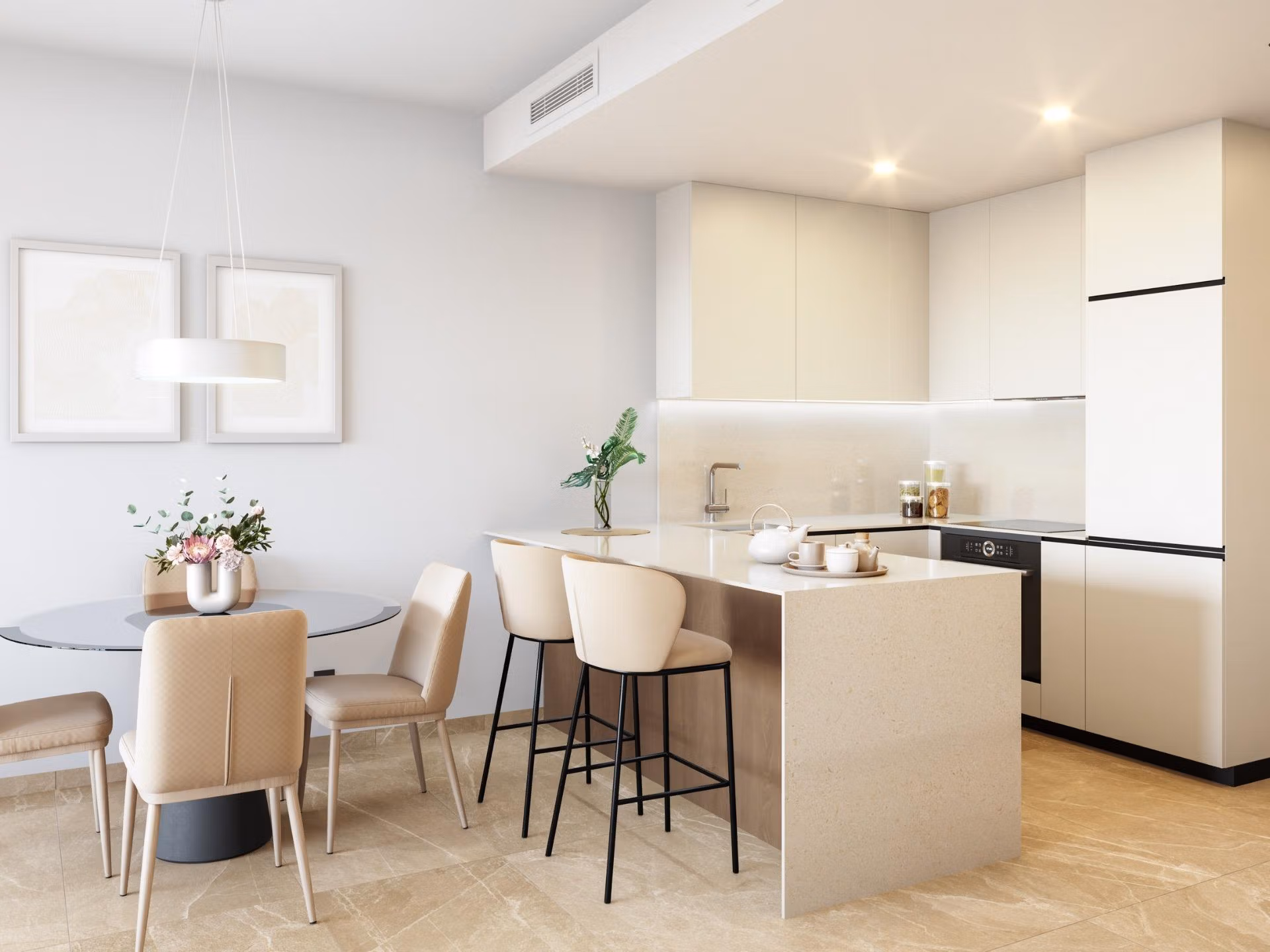 First Phase: New Build 2 and 3 bedroom Apartments for Sale in La Serena Golf, Los Alcázares