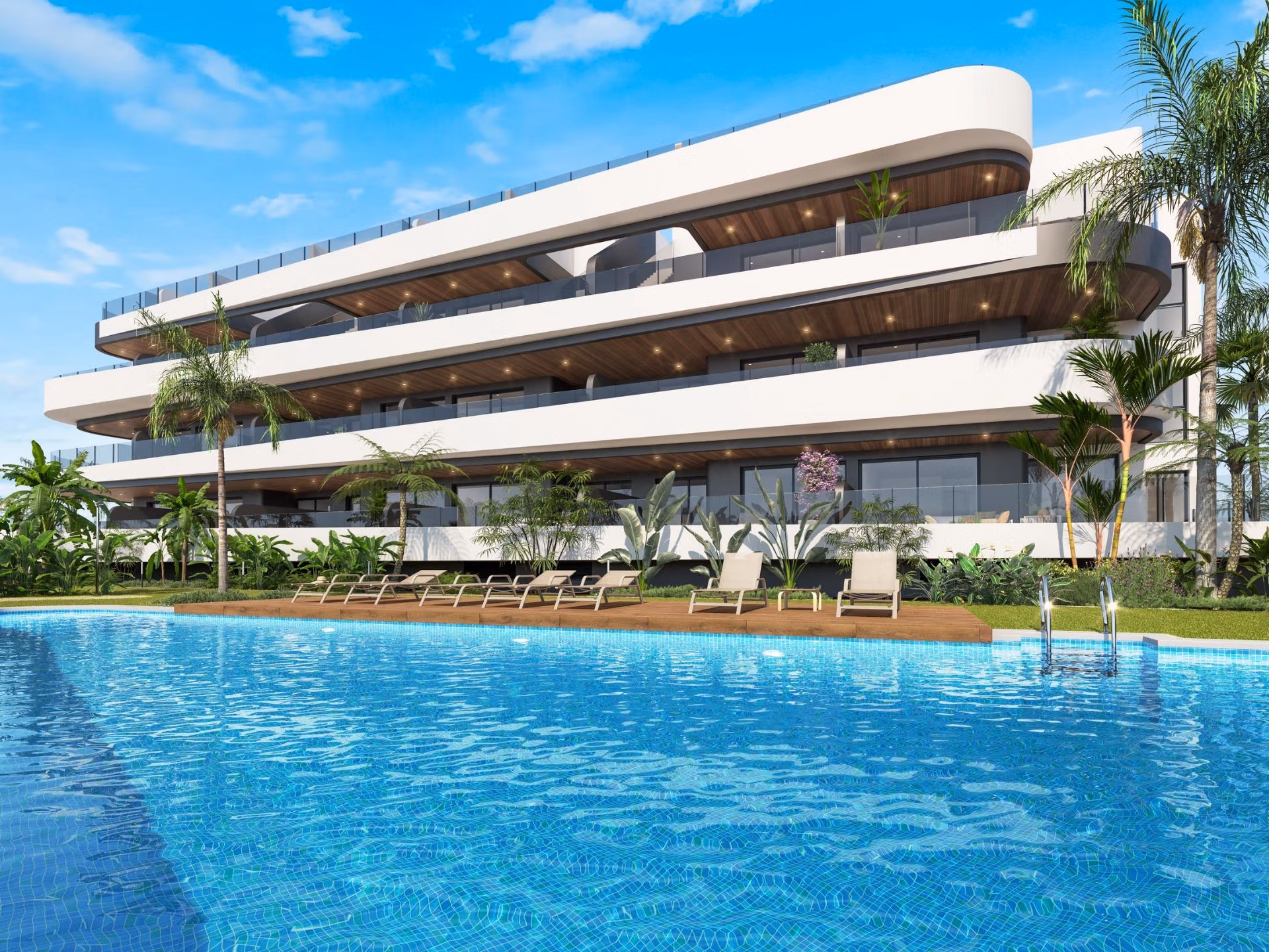 First Phase: New Build 2 and 3 bedroom Apartments for Sale in La Serena Golf, Los Alcázares