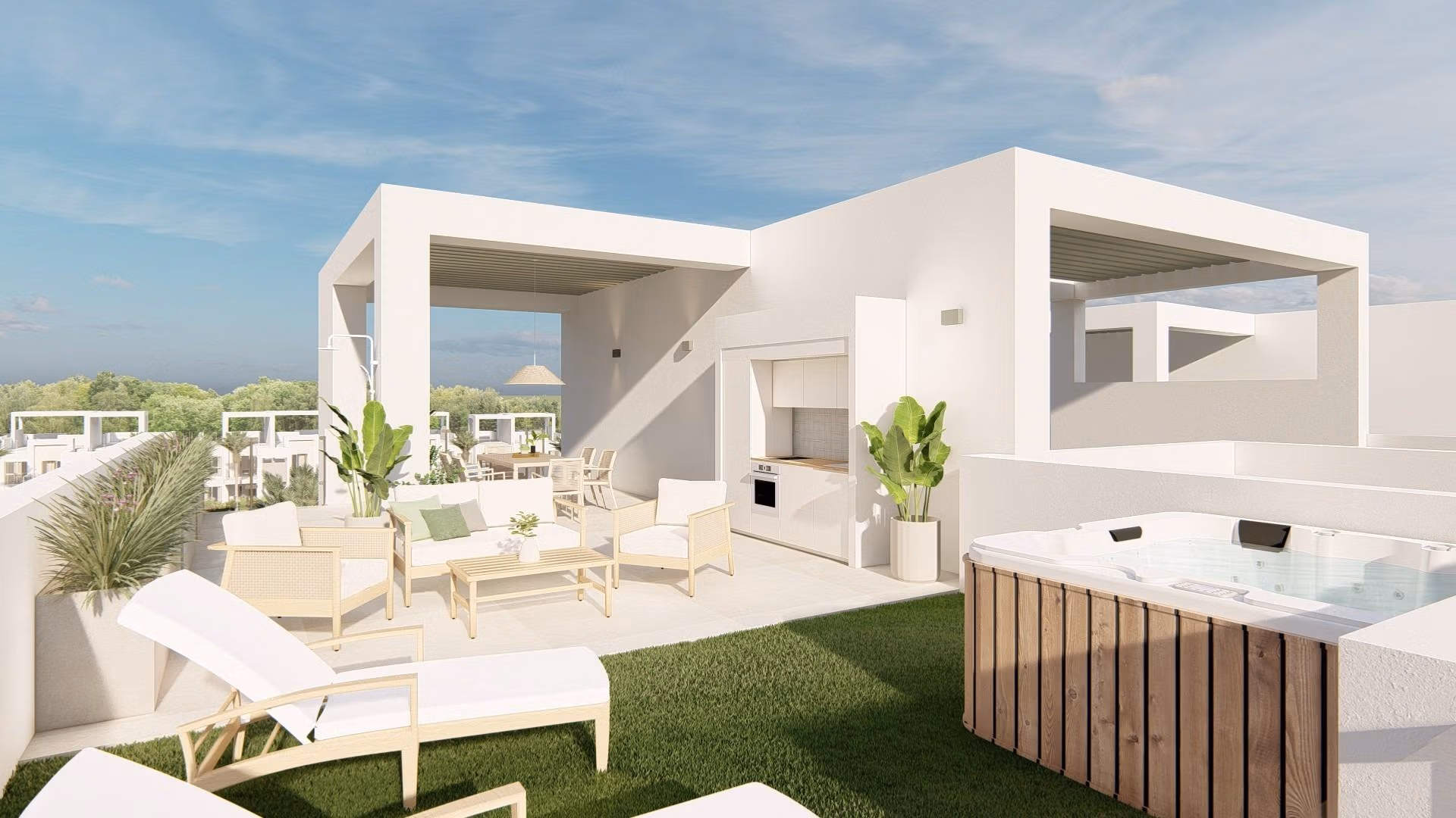 New-Build-Resort-Apartments-at-La-Serena-Golf-Los-Alcazares-Near-the-Beach-34 Contemporary New Build 2 Bedroom Apartment for Sale in La Serena Golf, Los Alcázares