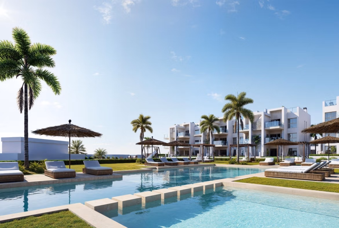 New Build Resort Apartments at La Serena Golf-Los Alcazares Near the Beach in Serena Golf
