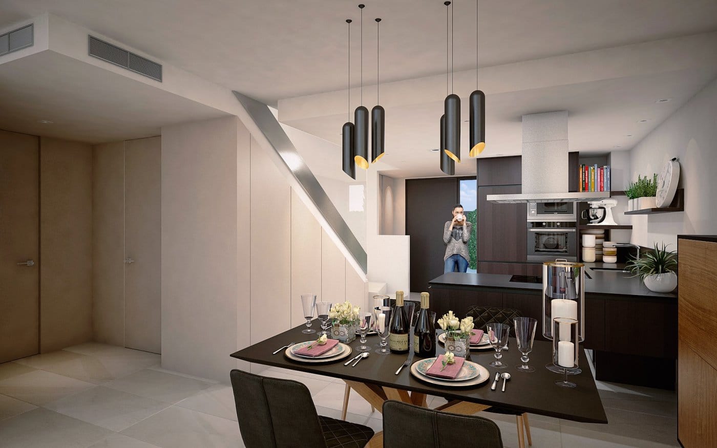 New-Build-Semi-Detached-Villas-with-Private-Pool-in-La-Finca-Golf-Resort-Algorfa-5 Modern New Build Semi-Detached Villas with Private Pool for Sale in La Finca Golf Resort, Algorfa