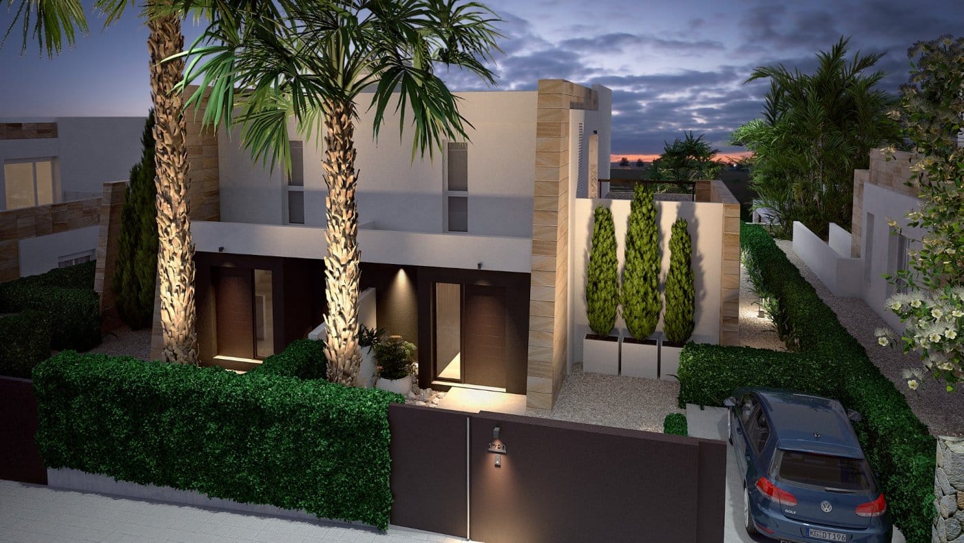 New-Build-Semi-Detached-Villas-with-Private-Pool-in-La-Finca-Golf-Resort-Algorfa-8 Modern New Build Semi-Detached Villas with Private Pool for Sale in La Finca Golf Resort, Algorfa