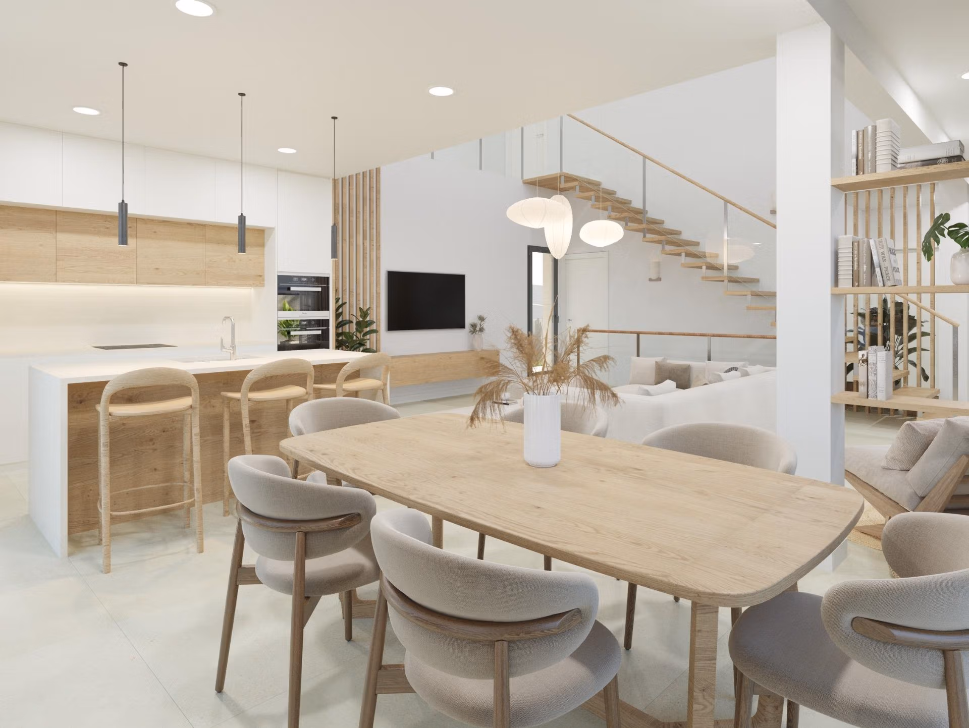 New-Build-Villa-in-Rojales-–-Modern-Design-and-Prime-Location-11 Впечатляваща нова вила с 3 спални, собствен басейн, сутерен и двоен гараж за продажба в Сиудад Кесада, Рохалес