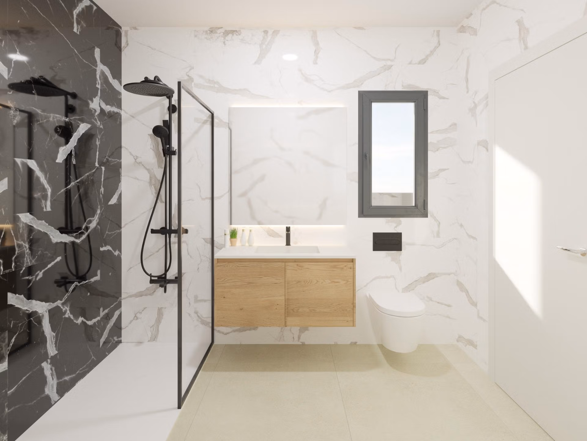 New-Build-Villa-in-Rojales-–-Modern-Design-and-Prime-Location-20 Впечатляваща нова вила с 3 спални, собствен басейн, сутерен и двоен гараж за продажба в Сиудад Кесада, Рохалес