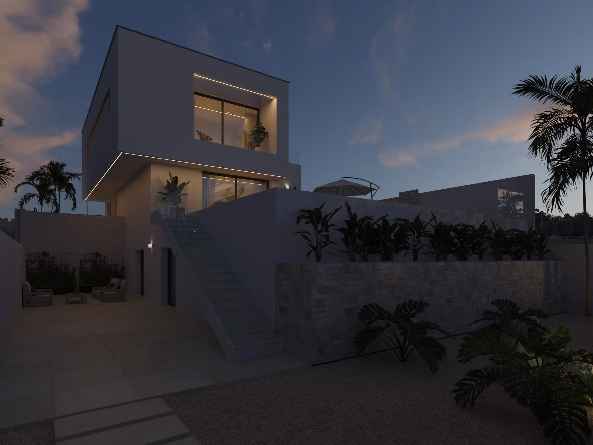 New-Build-Villa-in-Rojales-–-Modern-Design-and-Prime-Location-26 Впечатляваща нова вила с 3 спални, собствен басейн, сутерен и двоен гараж за продажба в Сиудад Кесада, Рохалес