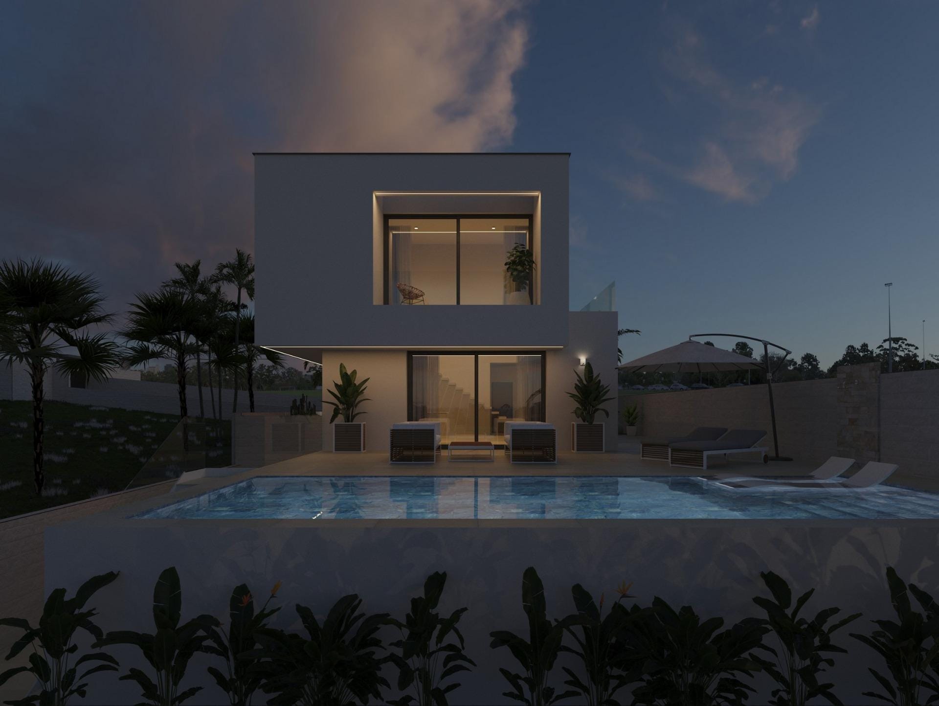 Impressive New Build 3 Bedroom Villa with Private Pool, Basement and Double Garage for Sale in Ciudad Quesada, Rojales