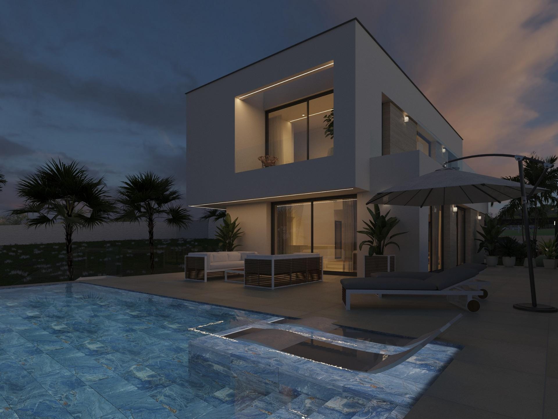 Impressive New Build 3 Bedroom Villa with Private Pool, Basement and Double Garage for Sale in Ciudad Quesada, Rojales