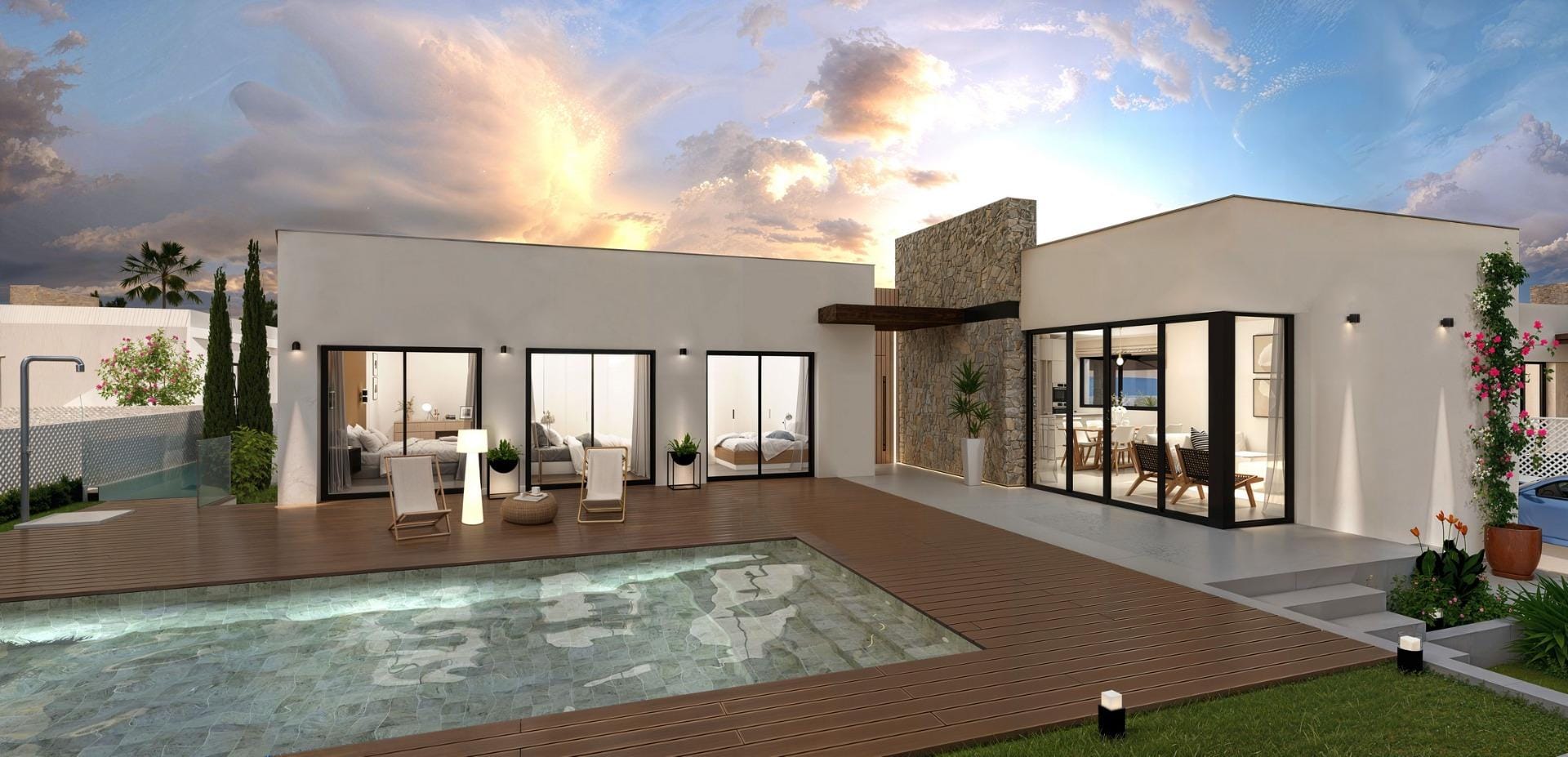 New-Build-Villas-in-Santa-Rosalia-Lake-and-Life-Resort-–-Exclusive-Living-in-Murcia-7 Impressive New Build 3 Bedroom Villa with Private Pool and Basement for Sale in Santa Rosalía, Torre-Pacheco