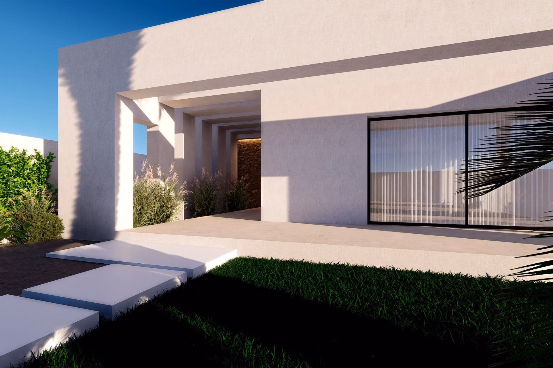 New Build 3 Bedroom Single-Storey Villa with Basement, Private Pool and Sea Views for Sale in Finestrat, Alicante