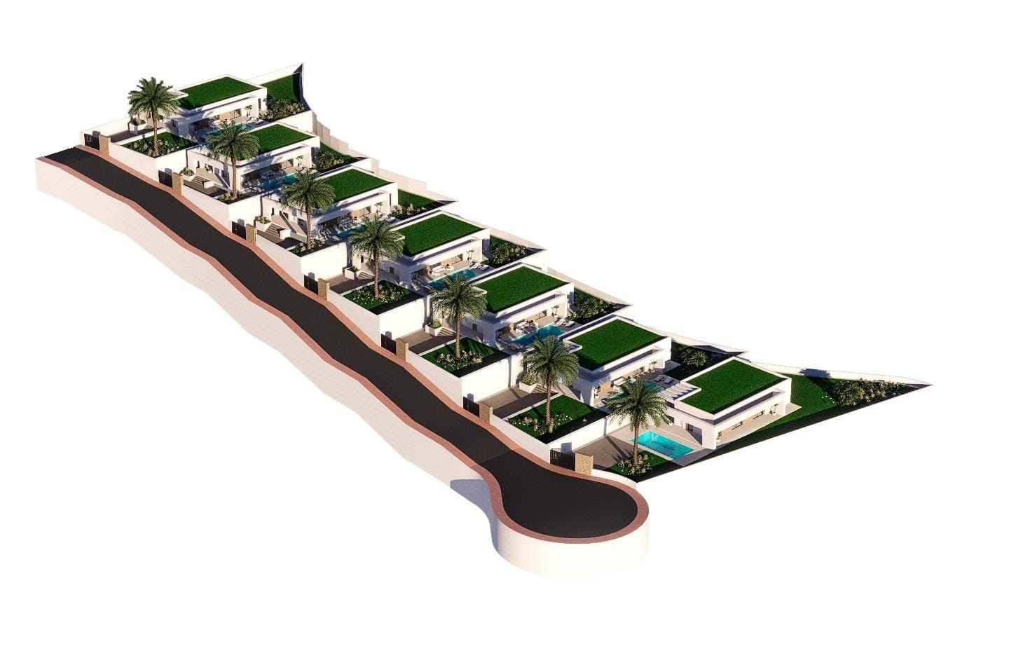 New Build 3 Bedroom Single-Storey Villa with Private Pool and Sea Views for Sale in Finestrat, Alicante