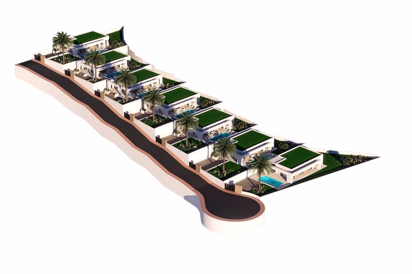 New Build 3 Bedroom Single-Storey Villa with Basement, Private Pool and Sea Views for Sale in Finestrat, Alicante