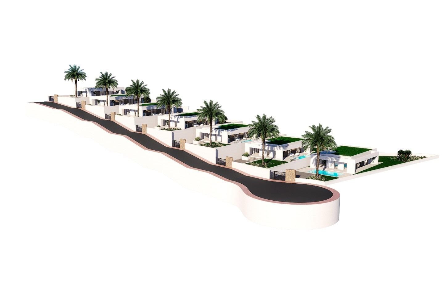 New Build 3 Bedroom Single-Storey Villa with Private Pool and Sea Views for Sale in Finestrat, Alicante