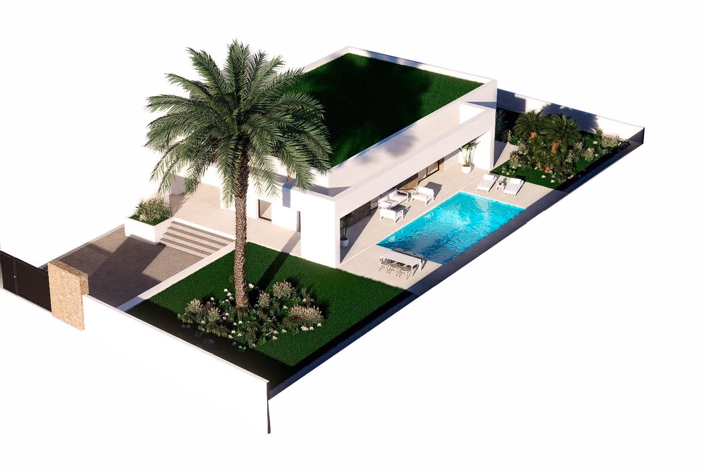 Newly-built-villas-with-sea-views-in-Finestrat-Benidorm-28 New Build 3 Bedroom Single-Storey Villa with Private Pool and Sea Views for Sale in Finestrat, Alicante