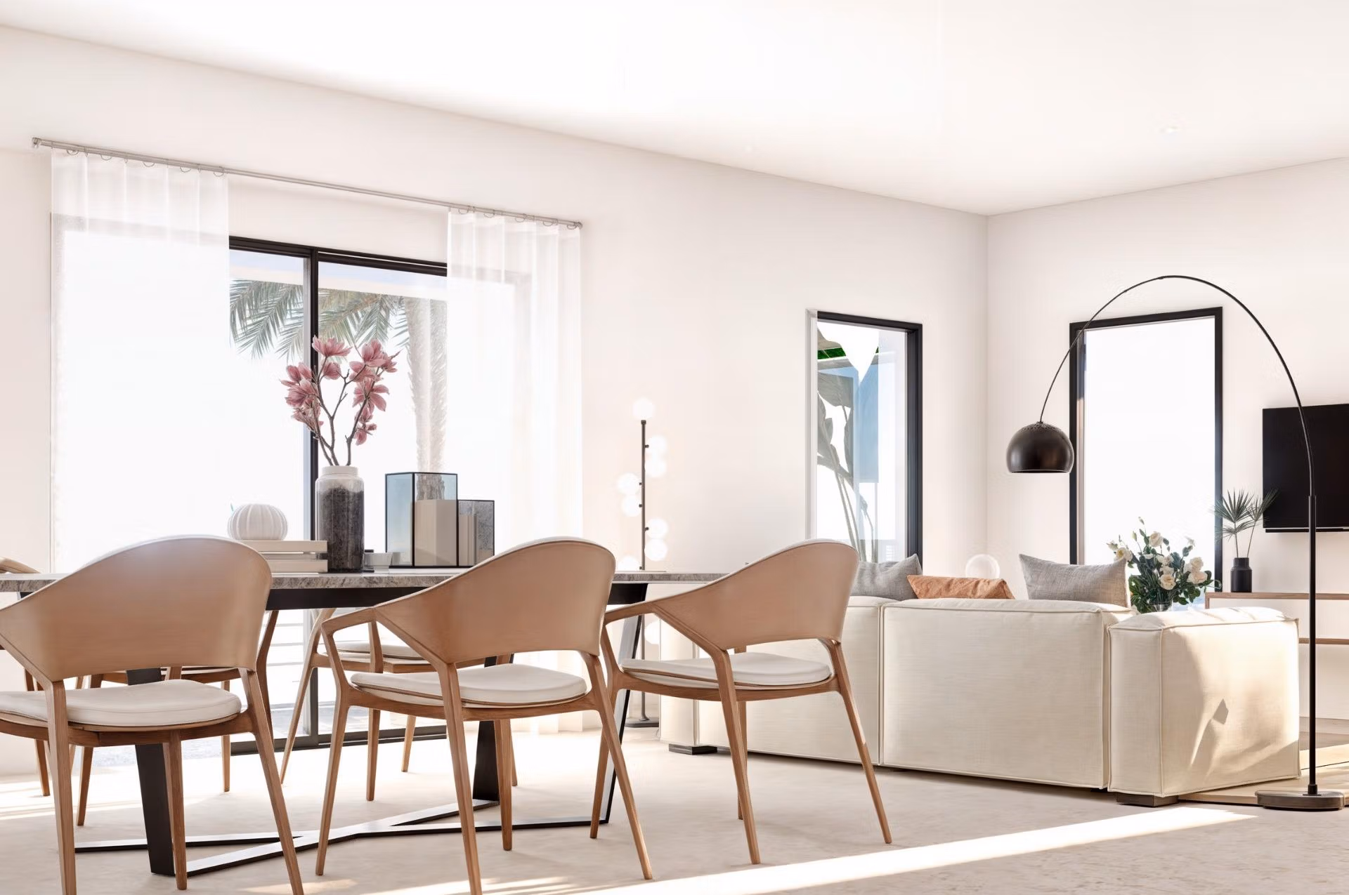 Newly-built-villas-with-sea-views-in-Finestrat-Benidorm-7 New Build 3 Bedroom Single-Storey Villa with Private Pool and Sea Views for Sale in Finestrat, Alicante