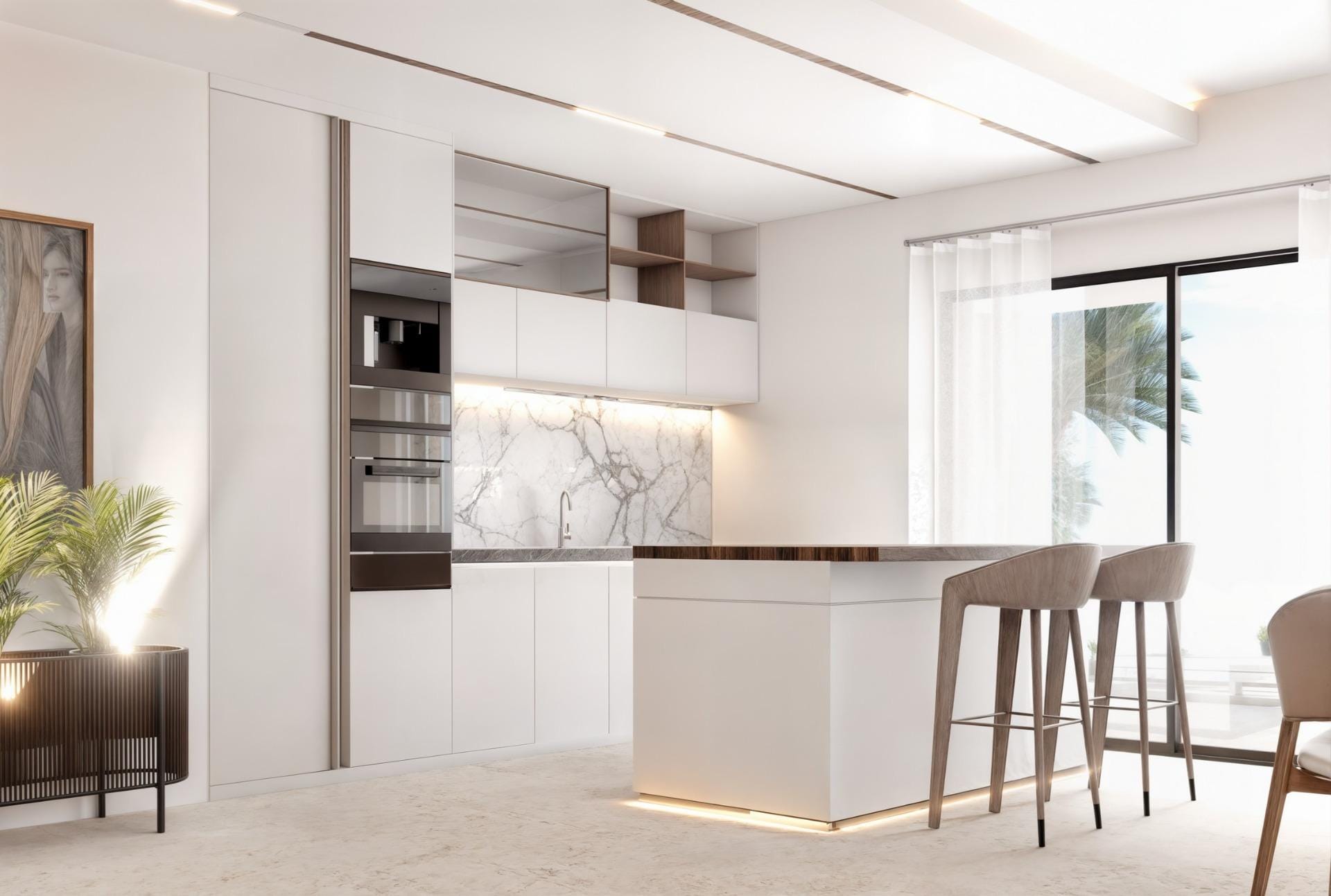 New Build 3 Bedroom Single-Storey Villa with Private Pool and Sea Views for Sale in Finestrat, Alicante