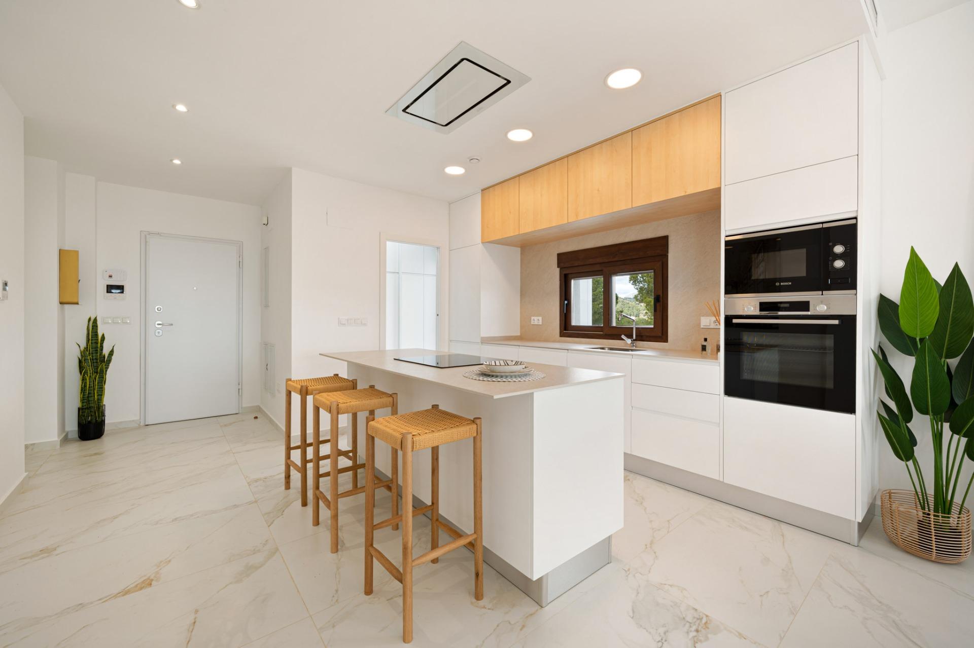 Impresionante villa de obra nueva con vistas al mar y piscina privada en venta en Polop