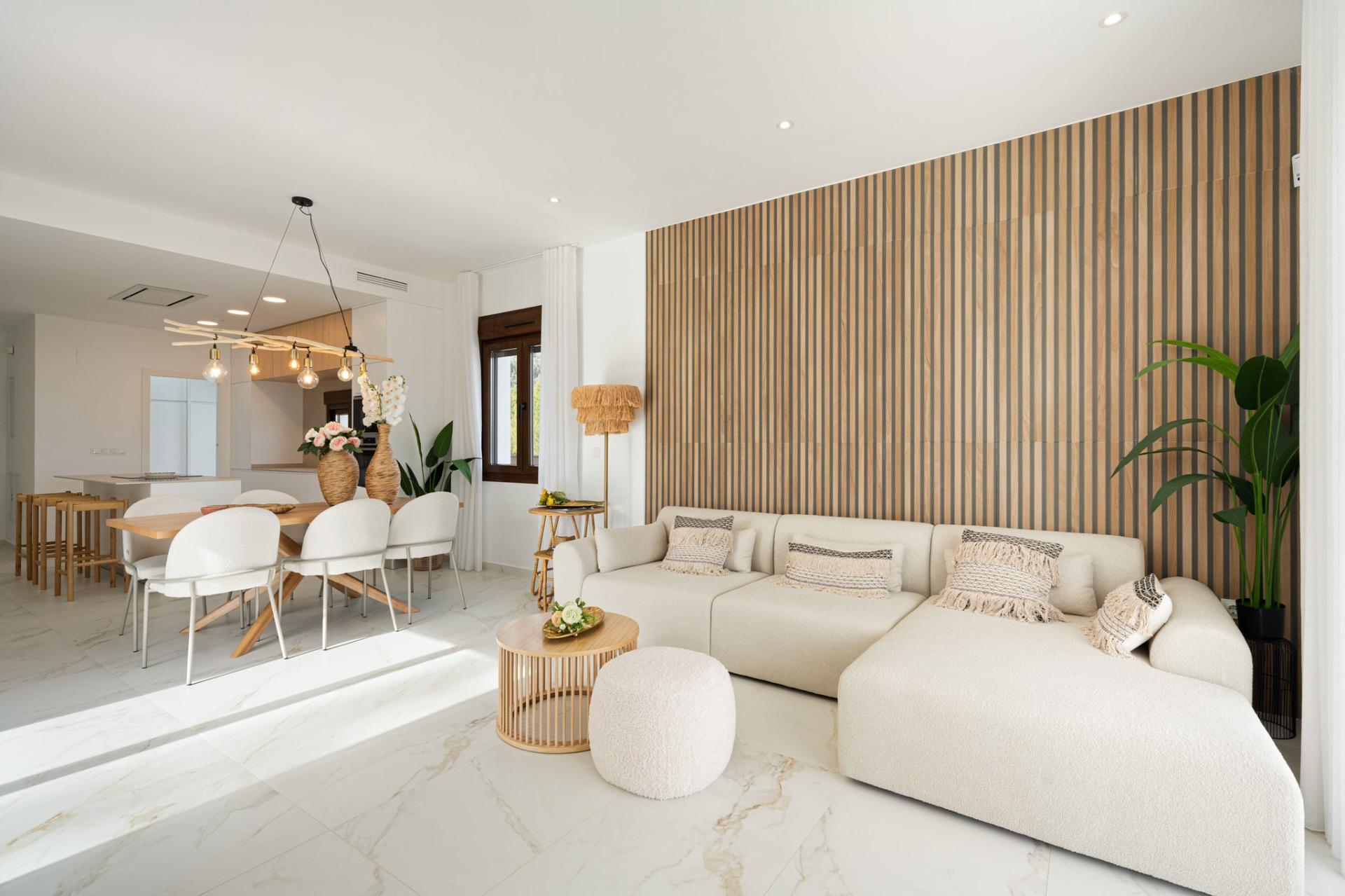 Impresionante villa de obra nueva con vistas al mar y piscina privada en venta en Polop