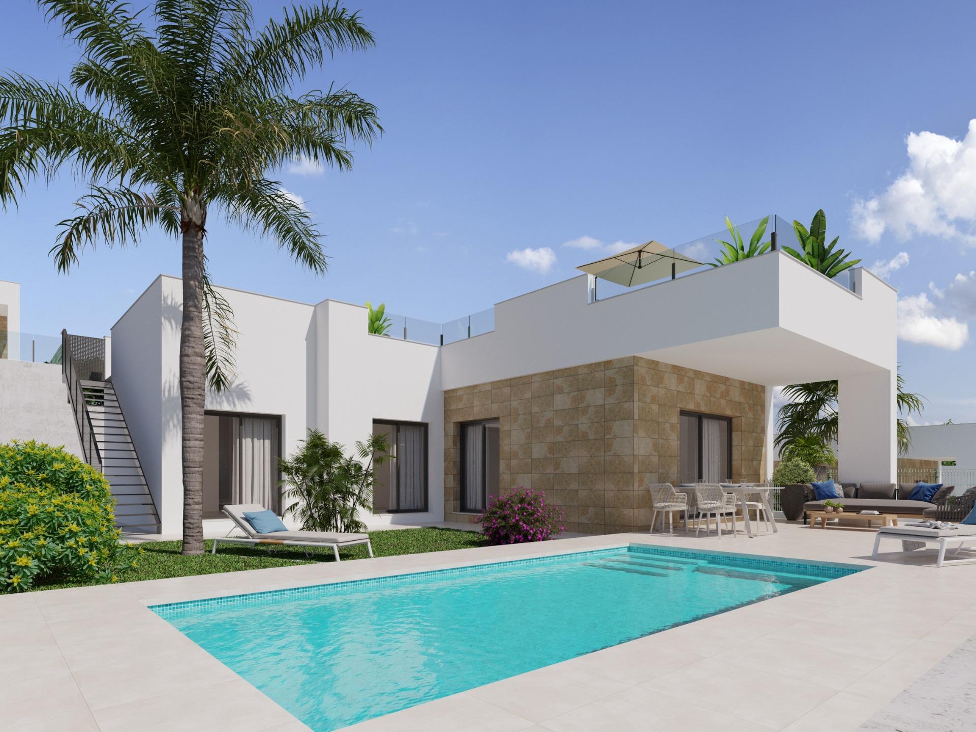 Impresionante villa de obra nueva con vistas al mar y piscina privada en venta en Polop