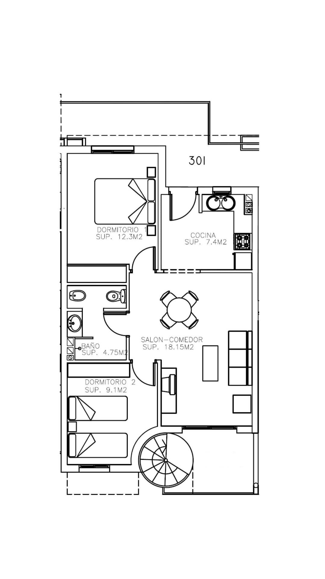 Tourist Apartments for Investment Near the Beach in Aguilas-Murcia