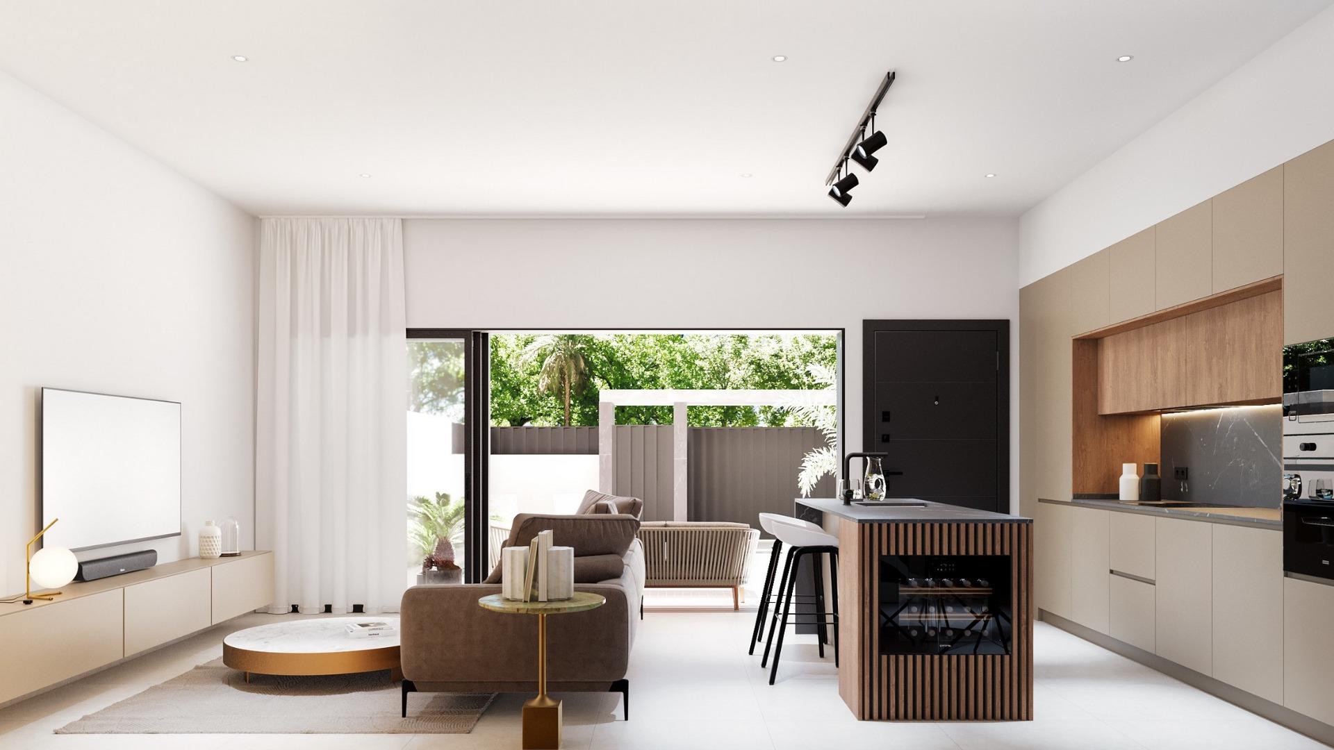 Modern New Build 3 Bedroom Ground Floor Apartment with Private Pool for Sale in Pilar de la Horadada