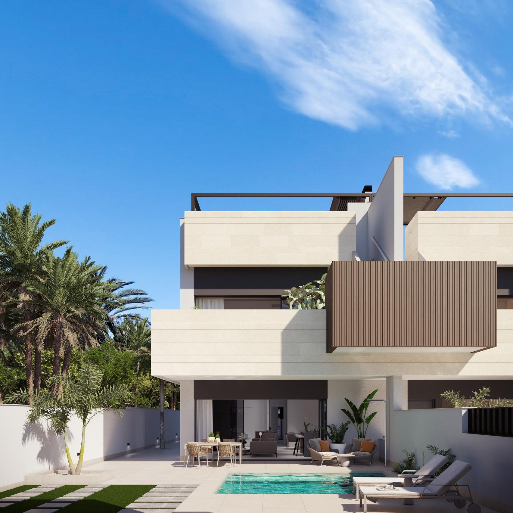 Modern New Build 3 Bedroom Ground Floor Apartment with Private Pool for Sale in Pilar de la Horadada