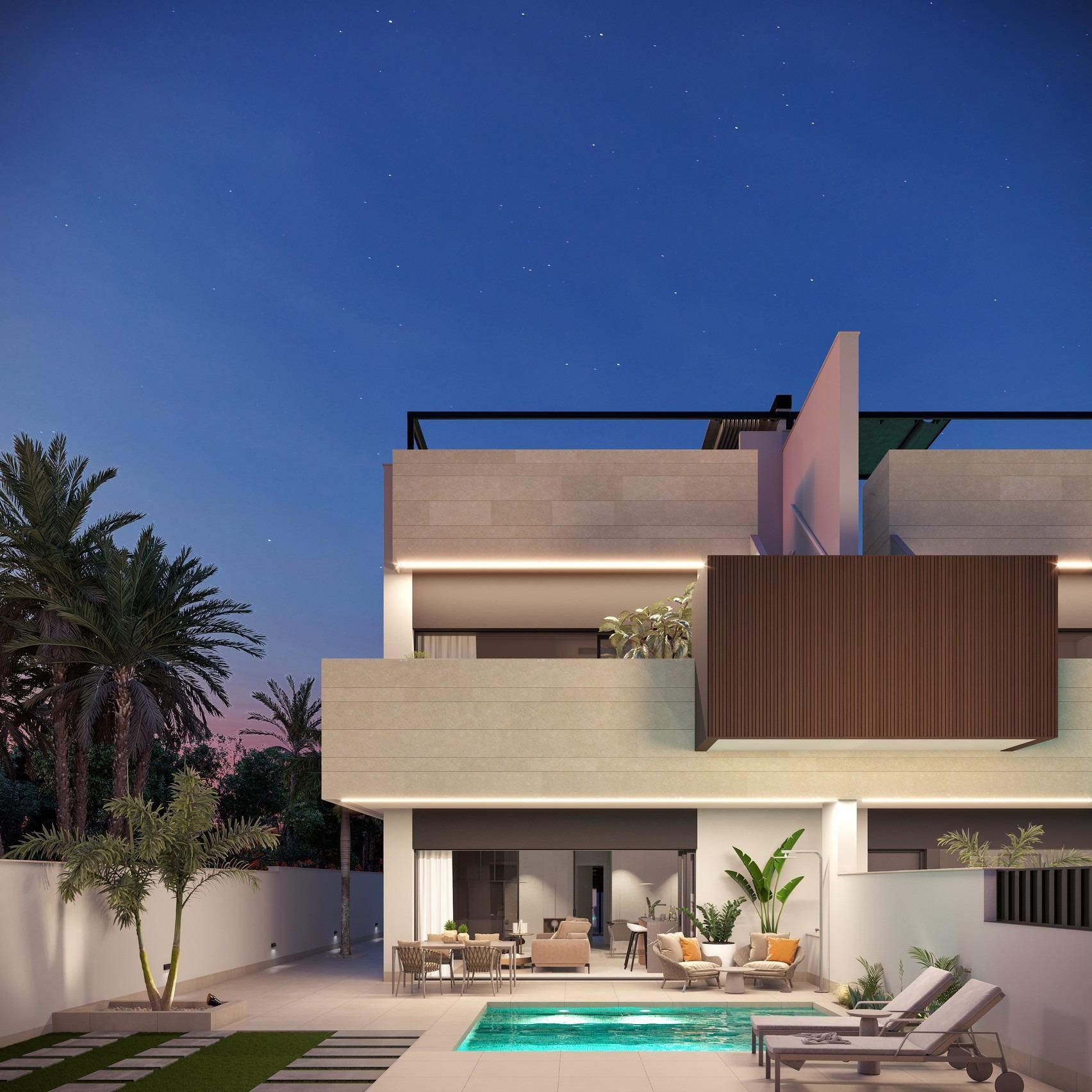 Modern New Build 3 Bedroom Ground Floor Apartment with Private Pool for Sale in Pilar de la Horadada