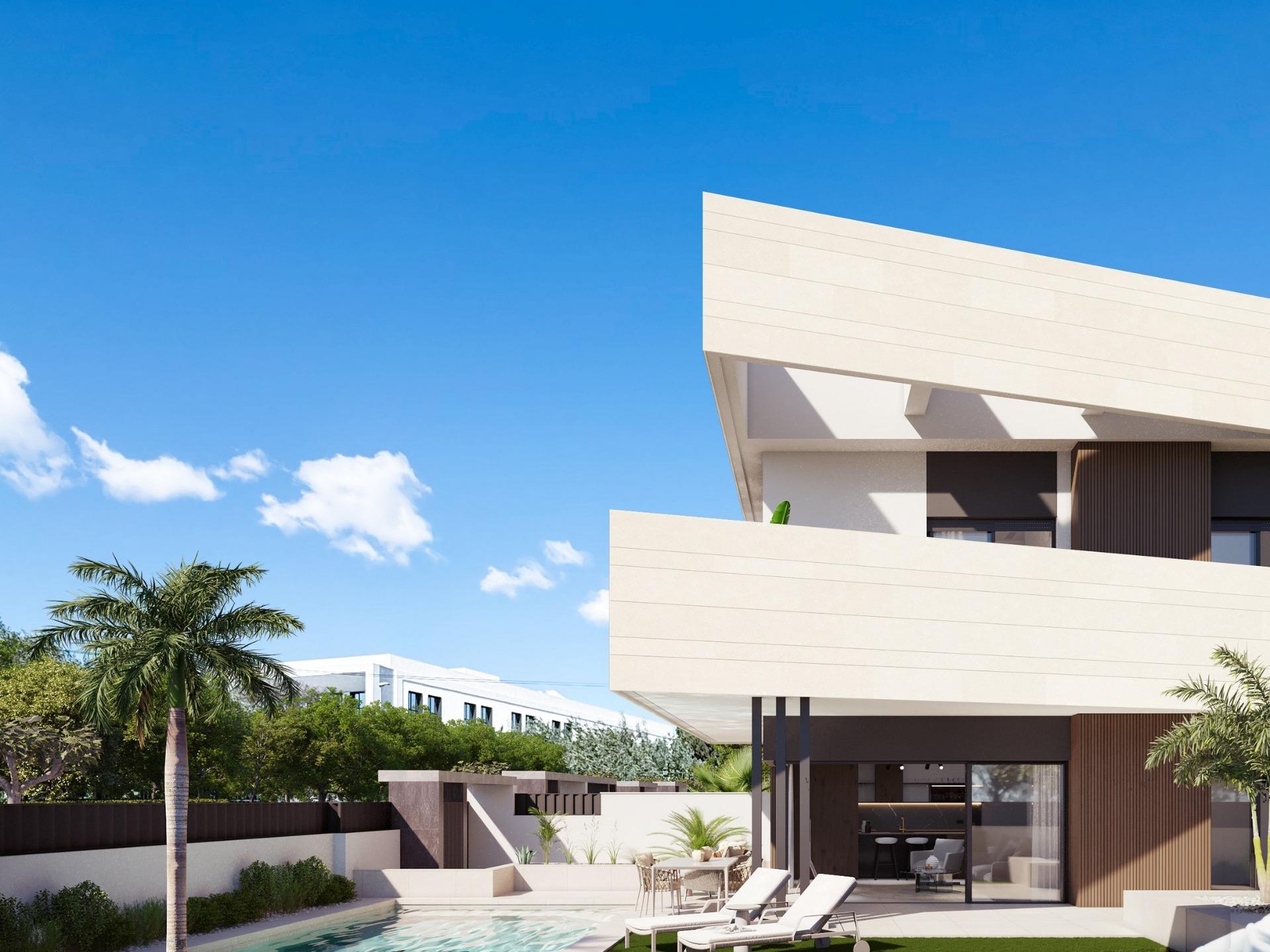 Boutique-Development-of-New-Build-Homes-with-Private-Pools-in-Pilar-de-la-Horadada-5 Spacious New Build 3 Bedroom Semi-Detached Villa with Private Pool for Sale in Pilar de la Horadada