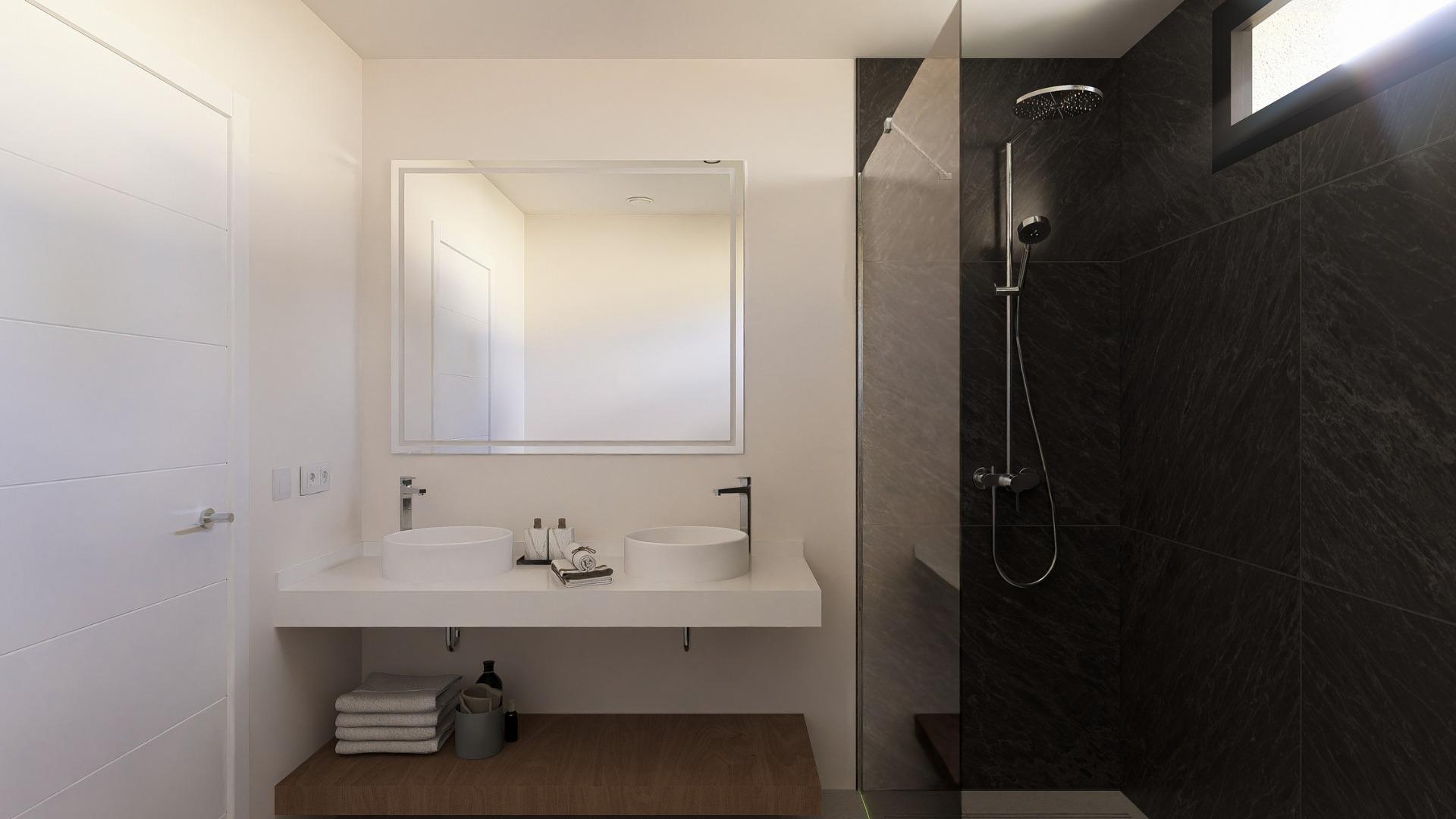 Contemporary Mediterranean 2 Bedroom with Pool for Sale in Altaona Golf Resort, Murcia