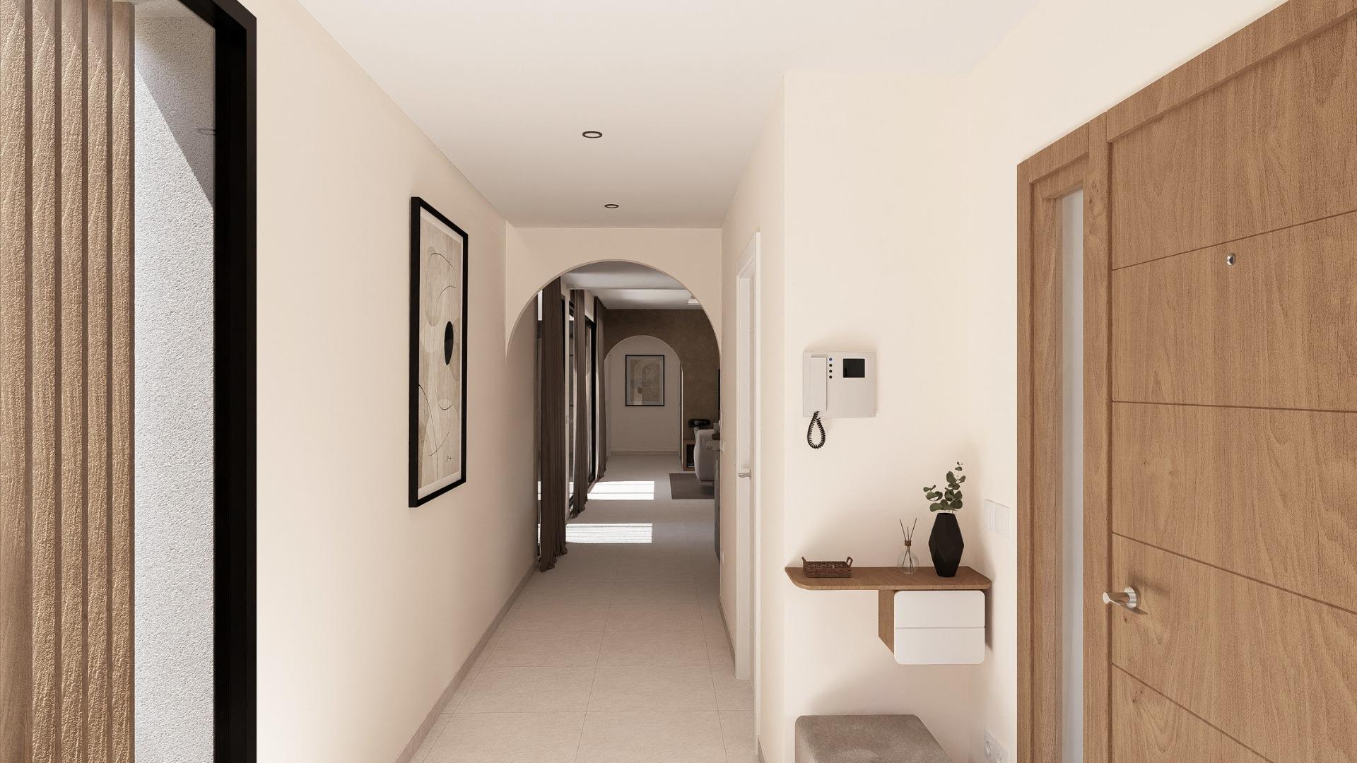 Contemporary Mediterranean 2 Bedroom with Pool for Sale in Altaona Golf Resort, Murcia