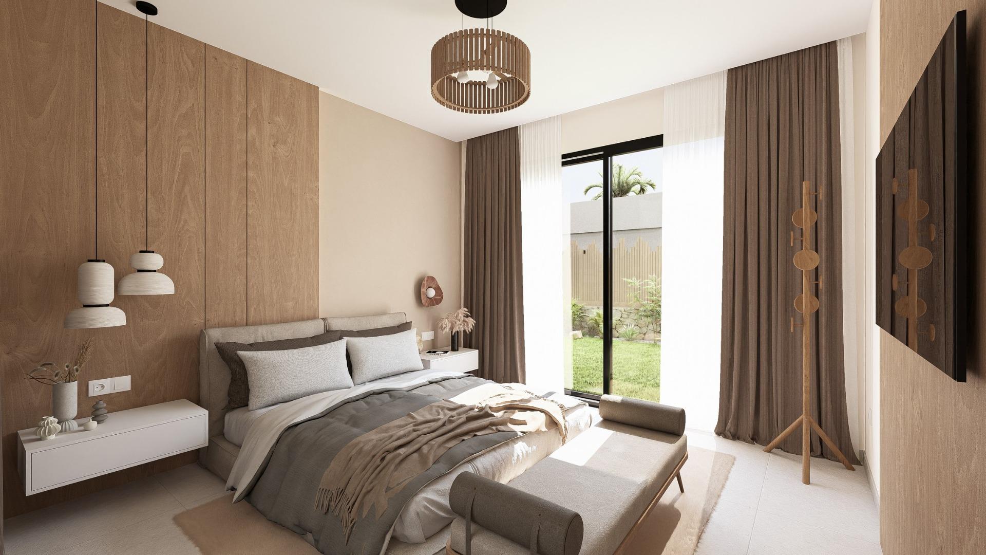 Contemporary Mediterranean 2 Bedroom with Pool for Sale in Altaona Golf Resort, Murcia