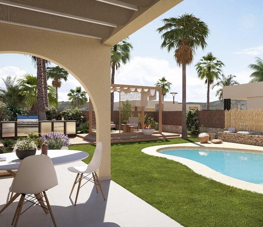 Charming Single-Storey New Build Villa with Private Pool for Sale in Altaona Golf Resort, Murcia