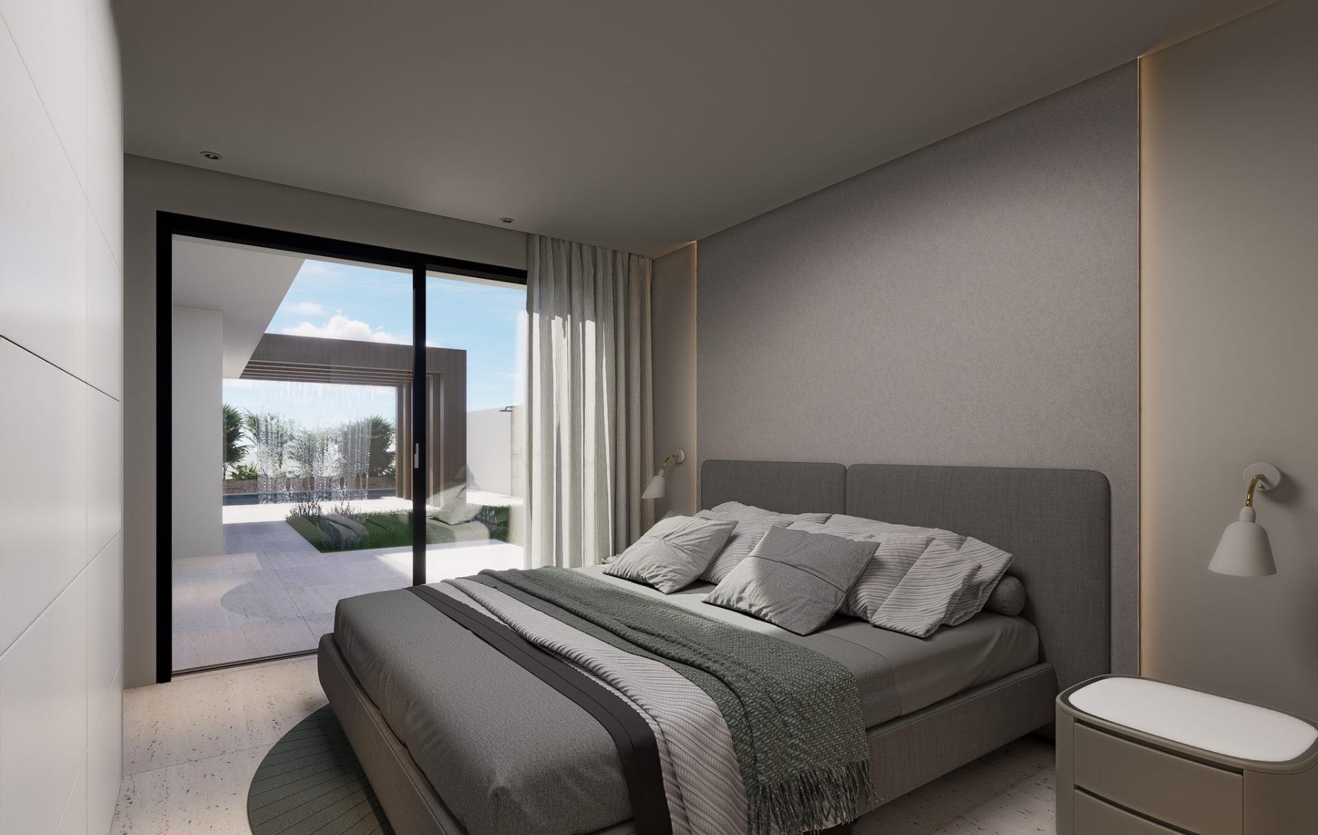 Refined Front Line Lake New Build Semi-Detached Villas for Sale in Santa Rosalía Resort
