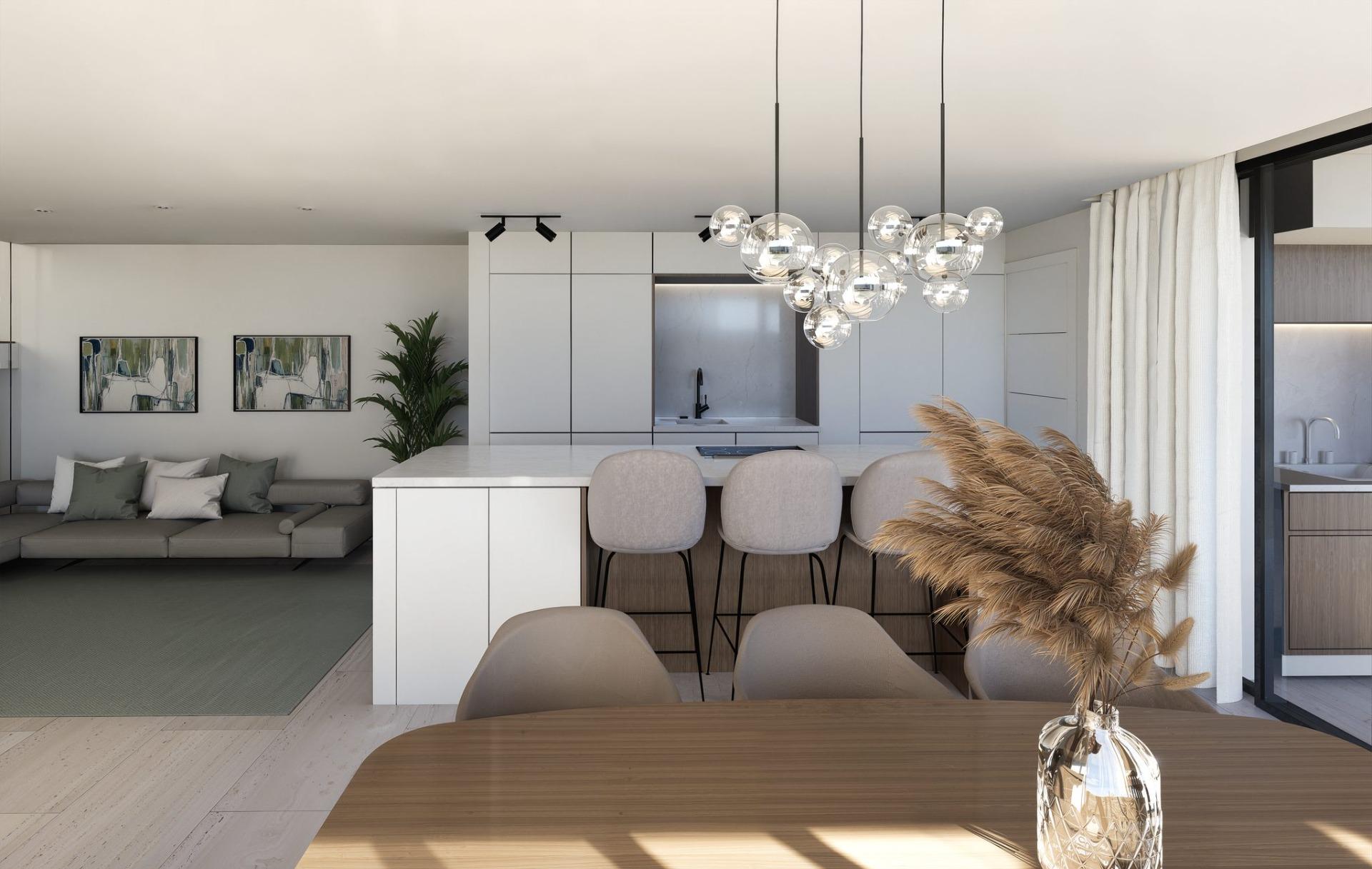 Refined Front Line Lake New Build Semi-Detached Villas for Sale in Santa Rosalía Resort
