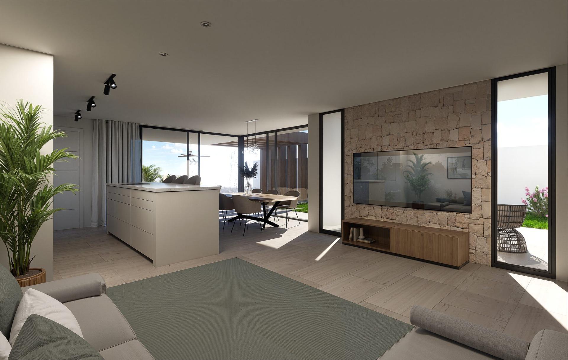 Refined Front Line Lake New Build Semi-Detached Villas for Sale in Santa Rosalía Resort