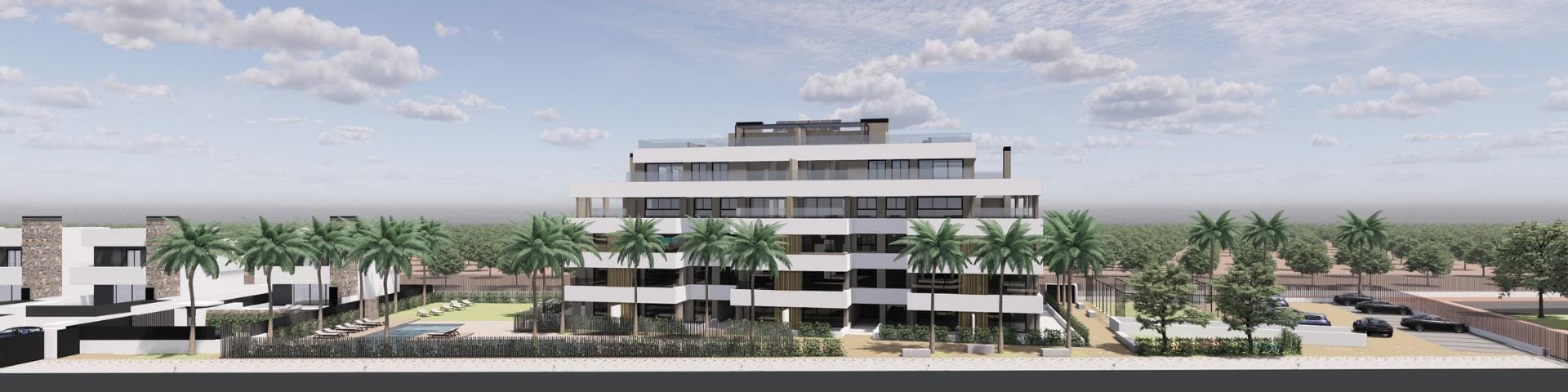 Exclusive New Build Apartments in Private Resort 4km from the beach in Santa Rosalia Lake And Life Resort