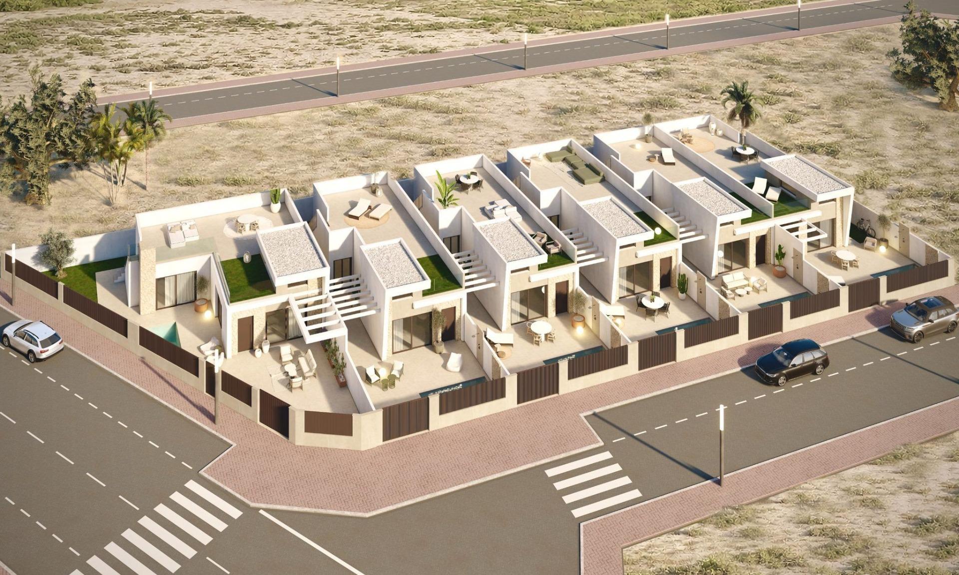 Stylish New Build Villas with Private Pool Near the Beach in Los Alcazares