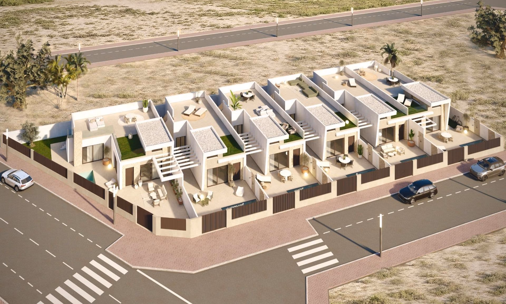 Exclusive-New-Build-Villas-with-Private-Pool-Near-the-Beach-in-Los-Alcazares-11 Elegantees villas de obra nueva con piscina privada cerca de la playa en Los Alcázares