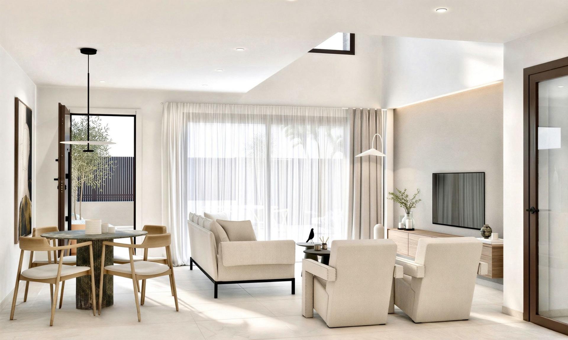 Stylish New Build Villas with Private Pool Near the Beach in Los Alcazares
