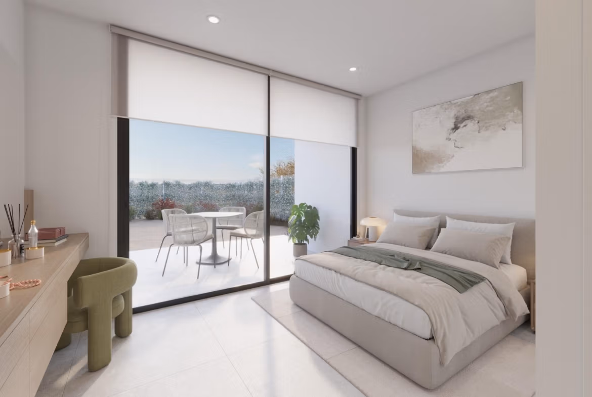 Contemporary Single-Storey New Build Villa with Private Pool for Sale in Hacienda del Álamo Golf Resort, Murcia – private pool