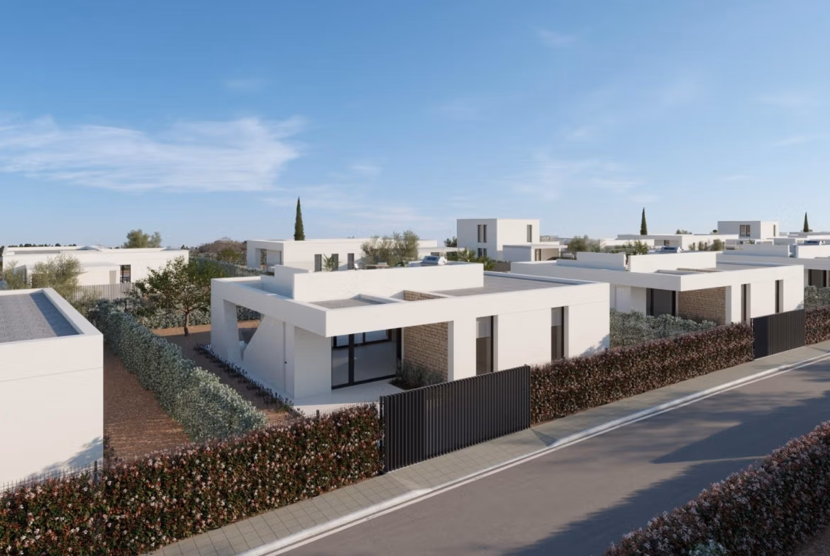 Contemporary Single-Storey New Build Villa with Private Pool for Sale in Hacienda del Álamo Golf Resort, Murcia – private pool