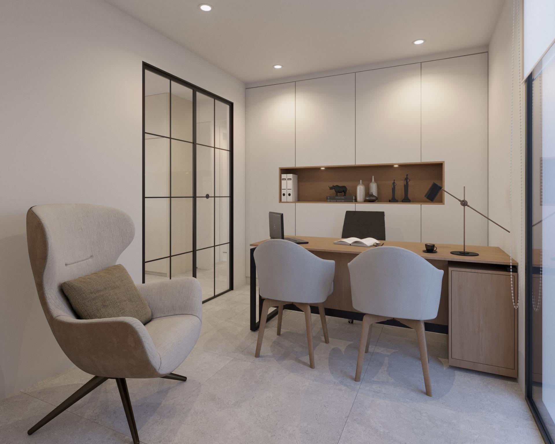 Contemporary Single-Storey New Build Villa with Private Pool for Sale in Hacienda del Álamo Golf Resort, Murcia
