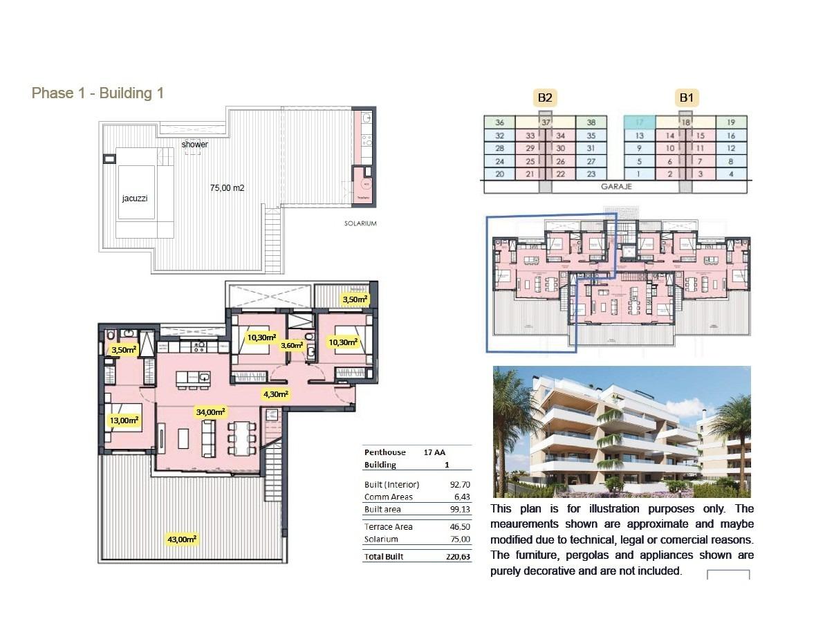 Luxury New Build Apartments for Sale in Santa Rosalia Lake and Life Resort Murcia