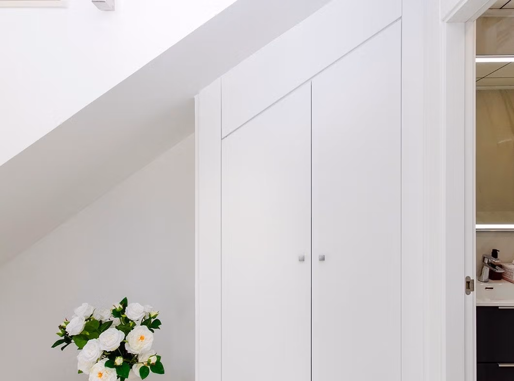 Luxury-New-Build-Semi-Detached-Villas-at-Vistabella-Golf-Resort-41 Built-in storage under staircase inside the semi-detached villa at Vistabella Golf Resort new build property