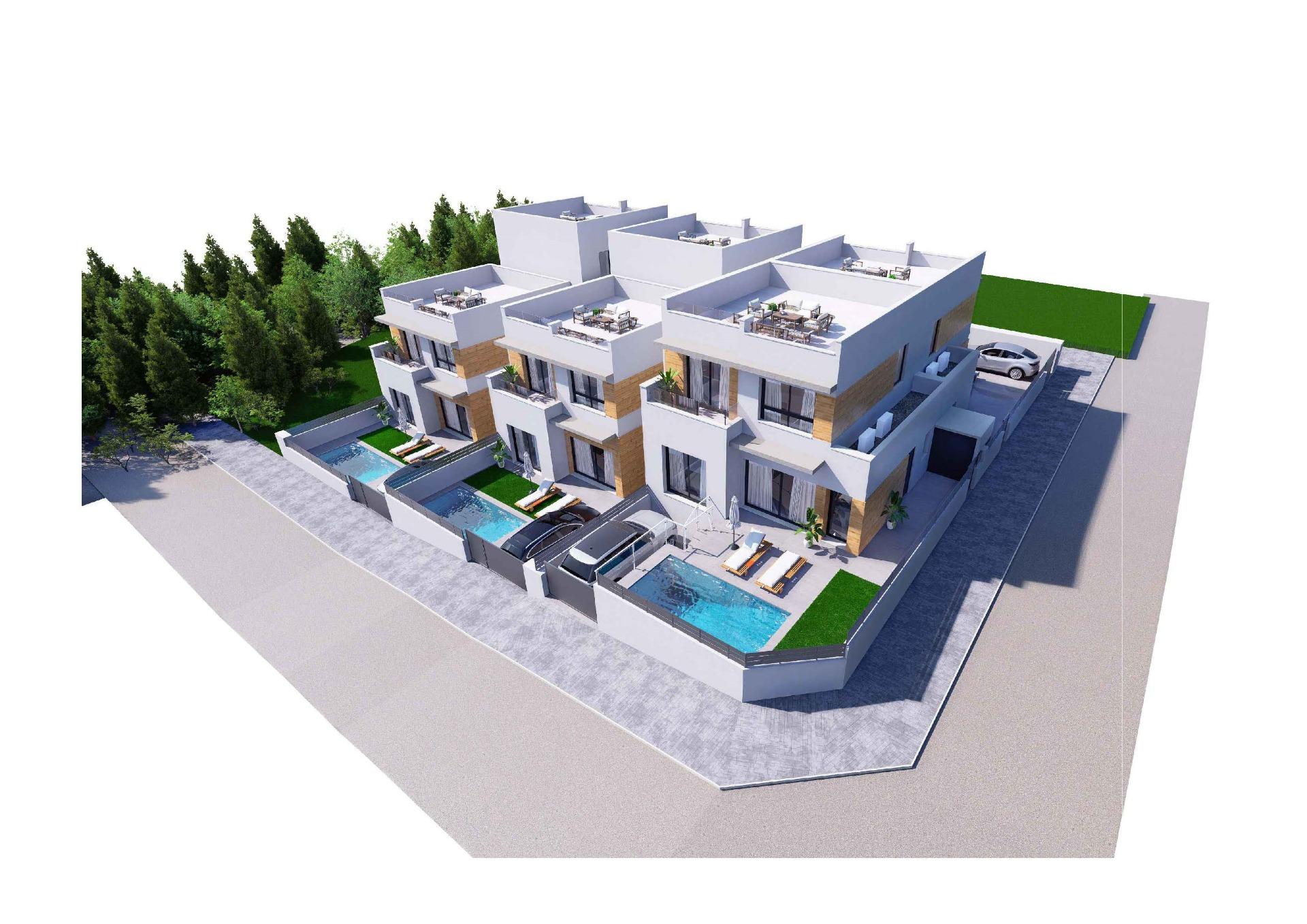 Modern New Build Semi-Detached Villas for Sale in Benijófar, Costa Blanca