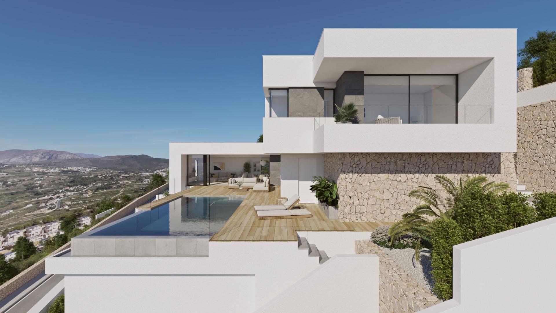Luxury New Build Villa for Sale in Cumbre del Sol with Panoramic Sea Views