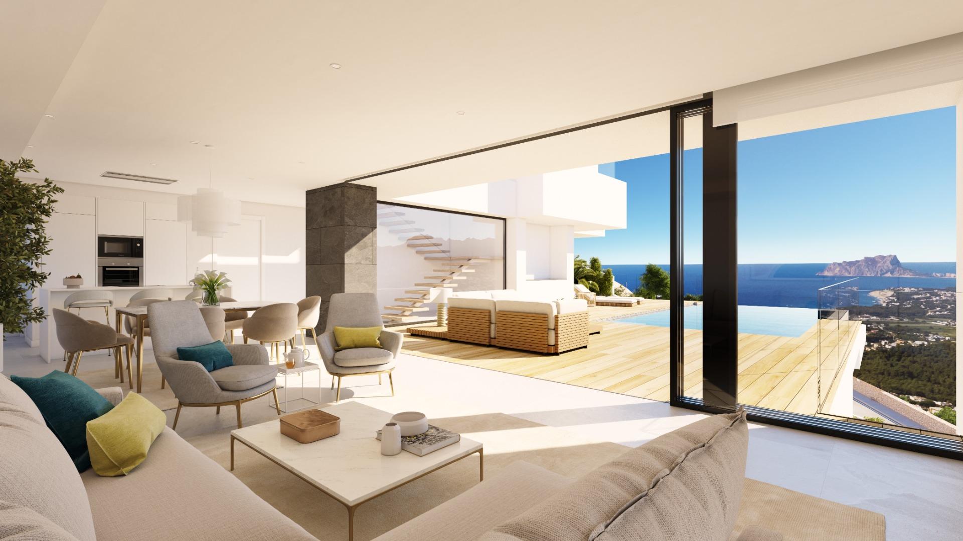 Luxury New Build Villa for Sale in Cumbre del Sol with Panoramic Sea Views