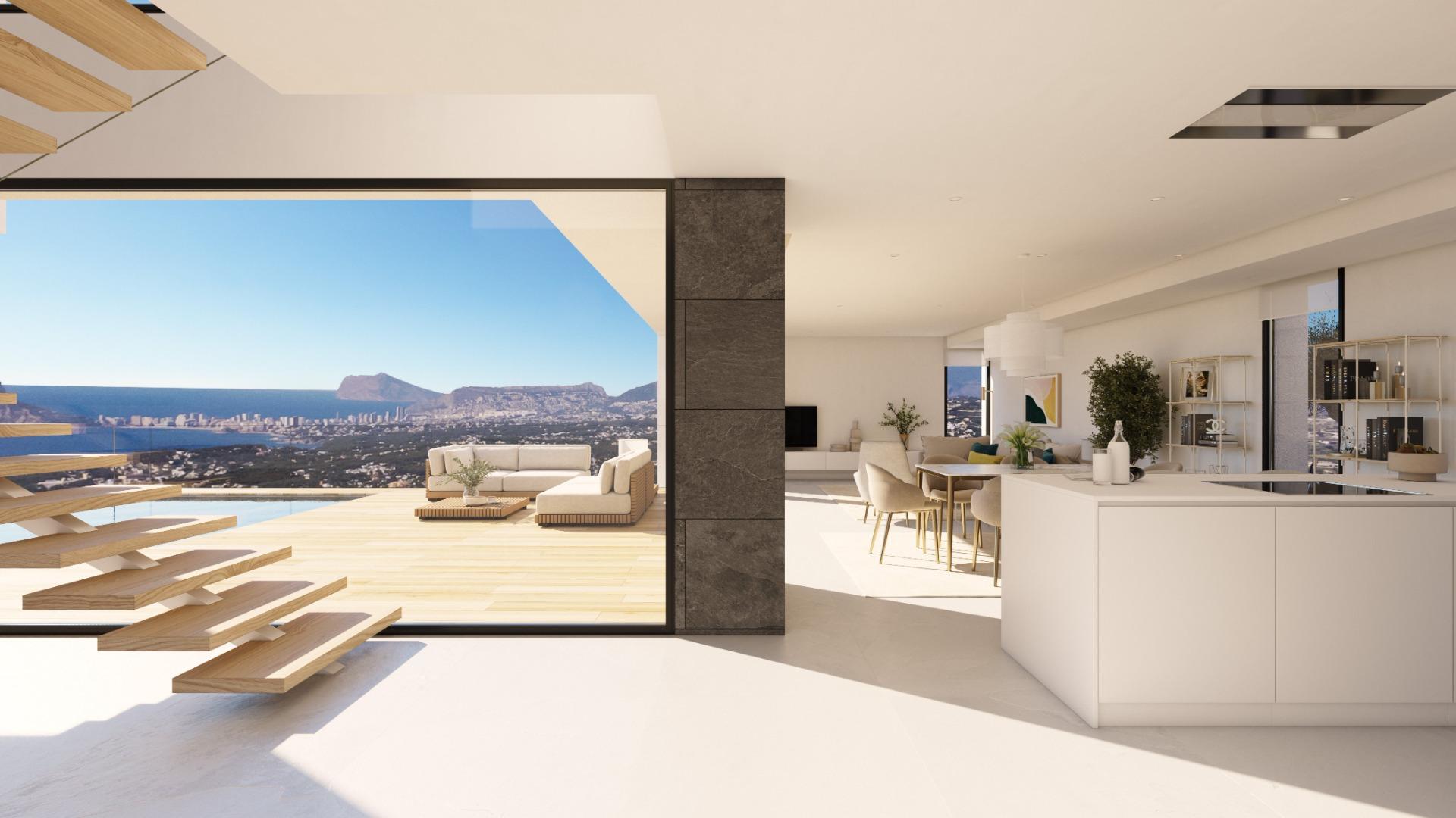 Luxury New Build Villa for Sale in Cumbre del Sol with Panoramic Sea Views