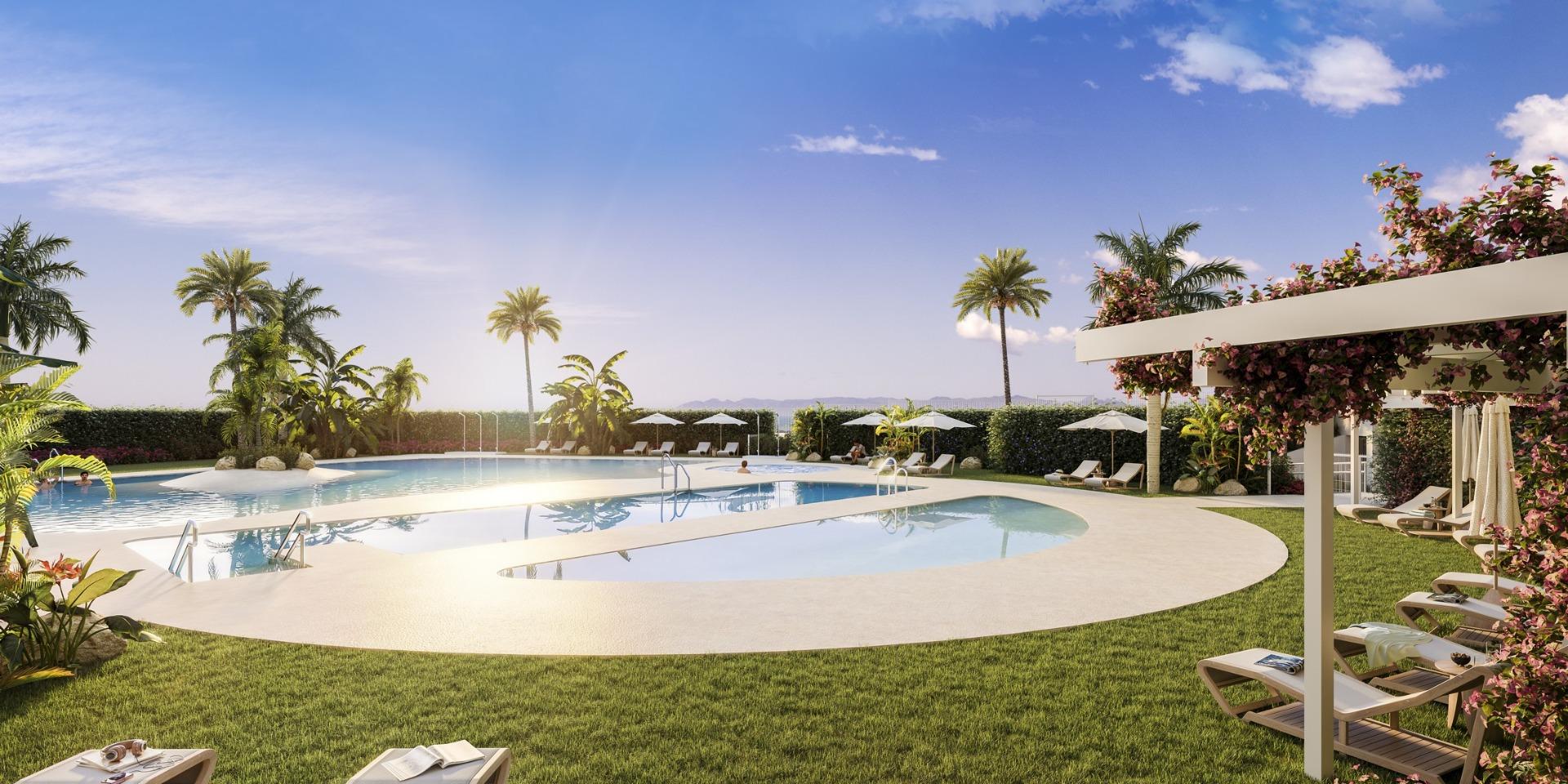 Elevated New Build 3 bedroom Apartment in a Luxury Resort for Sale near the Beach in Villajoyosa