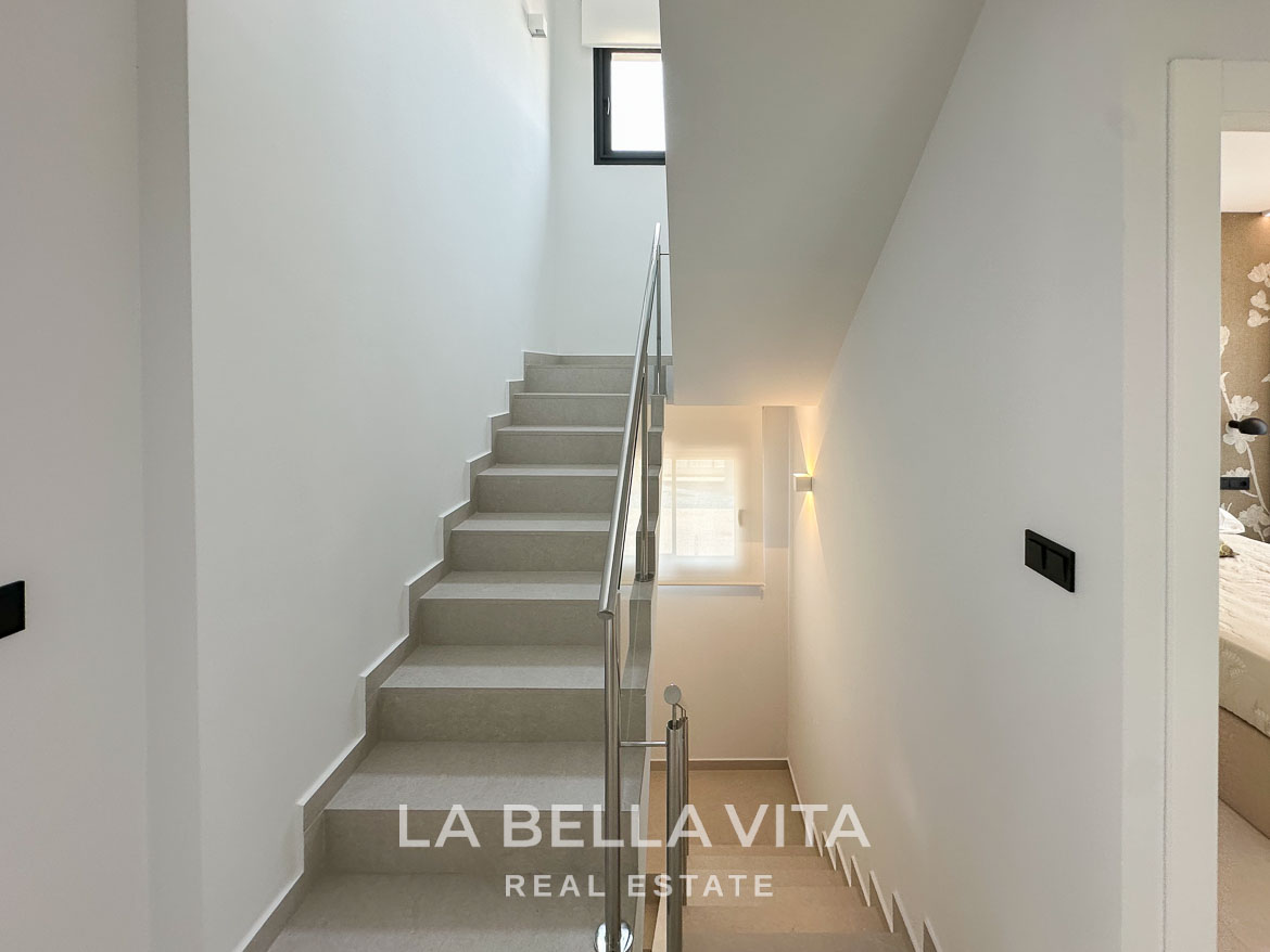 Luxury Villa with private pool by the beach for sale in Campoamor, Orihuela Costa – 19 Impressive 4 Bedroom New Build Villa with Private Pool for Sale 250m from the Beach in Campoamor