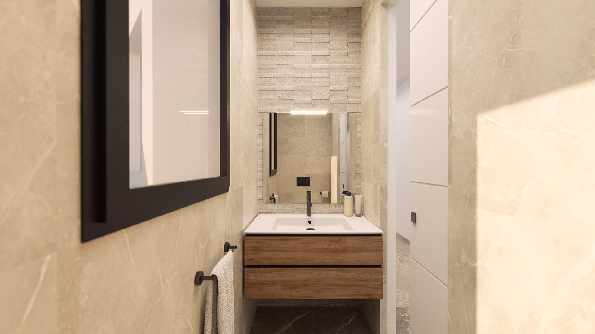 Modern-Apartments-Just-250m-from-Playa-del-Cura-in-Torrevieja-10 Penthouse neuf exclusif de 2 chambres avec solarium à vendre à 250 m de Playa del Cura, Torrevieja